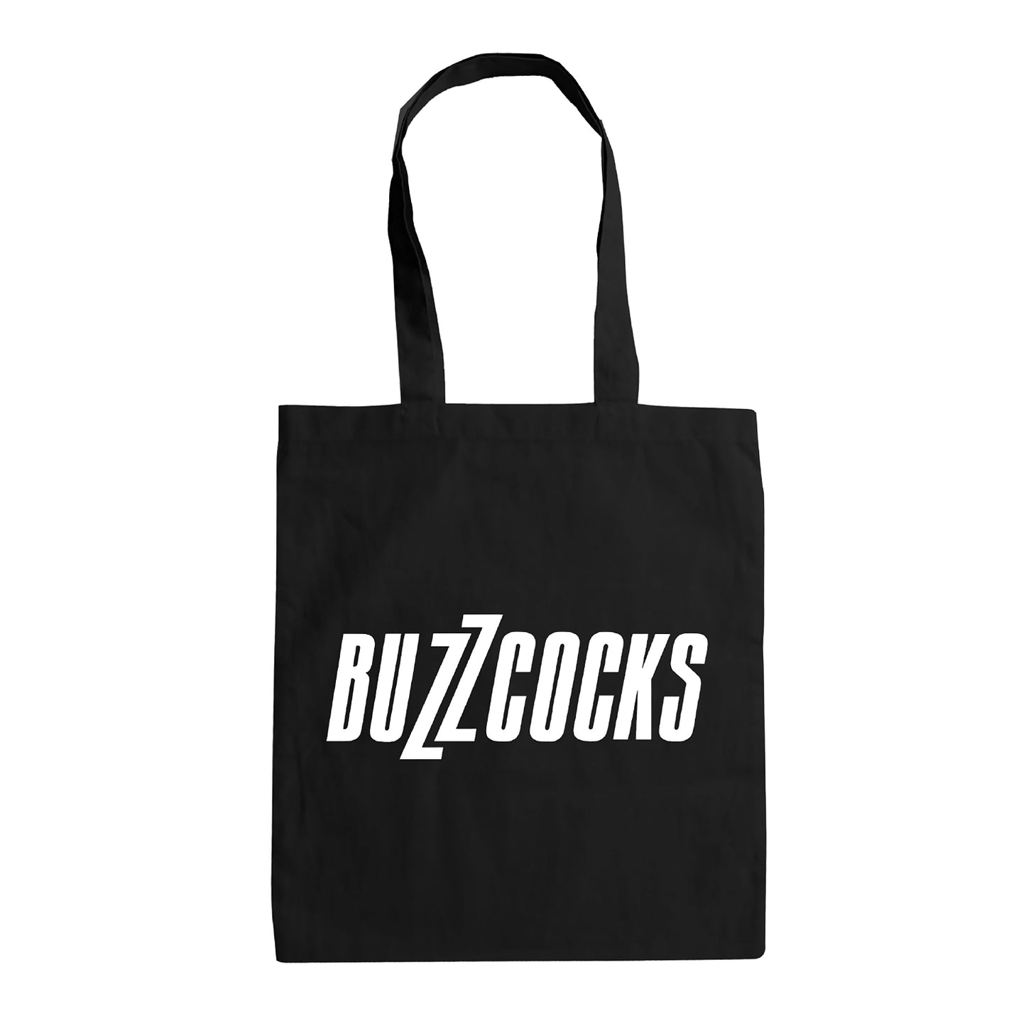 White Logo Shopper Bag Black