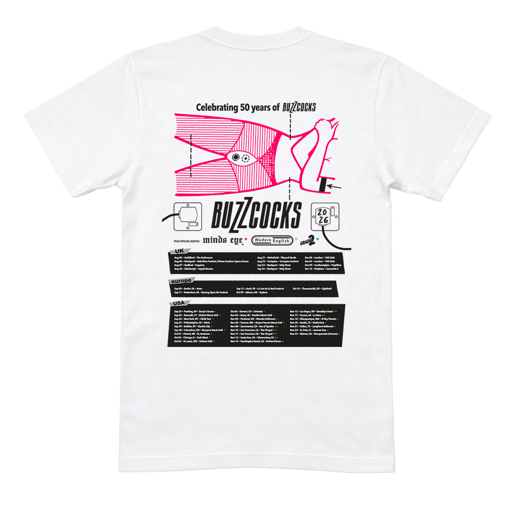Black Logo Tour T-Shirt White