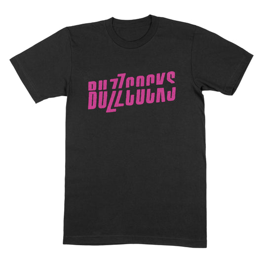 Pink Logo Black T-Shirt