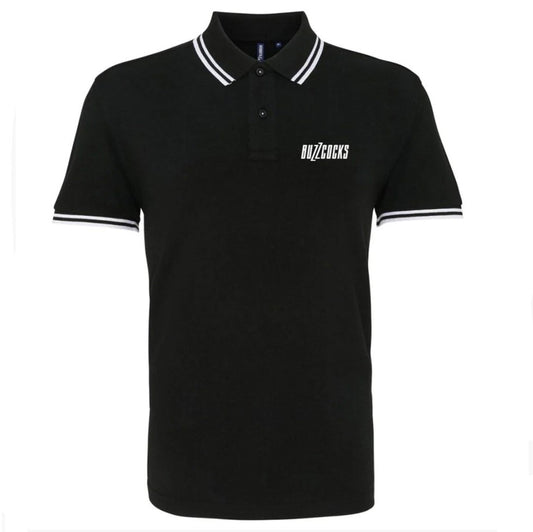 Buzzcocks Logo Black Polo Shirt